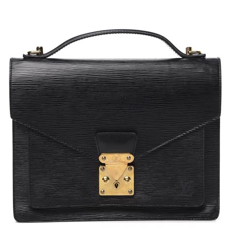 louis vuitton epi monceau black|Louis Vuitton monceau bag.